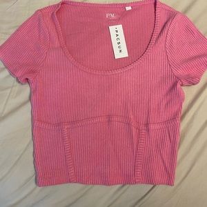 NWT Pink Pacsun Crop Top